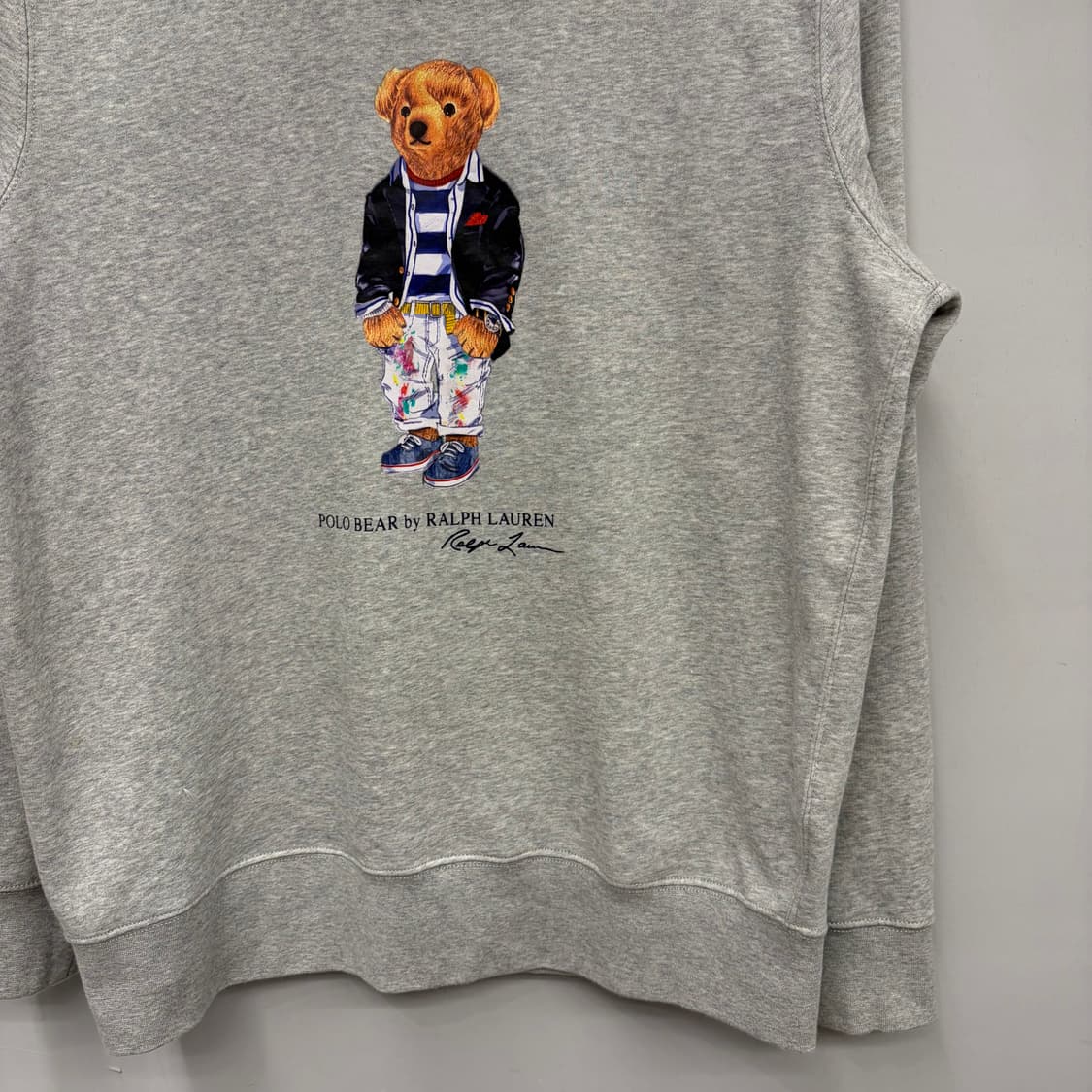 폴로 랄프 로렌 베어 그레이 스웻셔츠 L 상품이미지3