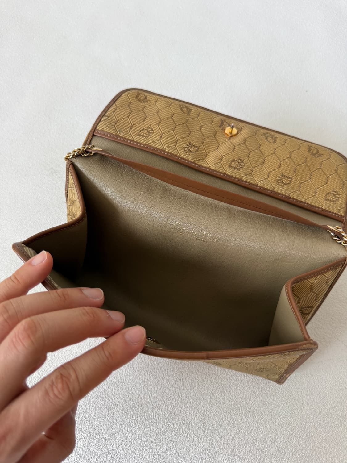 빈티지 크리스찬 디올(Christian Dior) 체인 토트 크로스백 상품이미지9