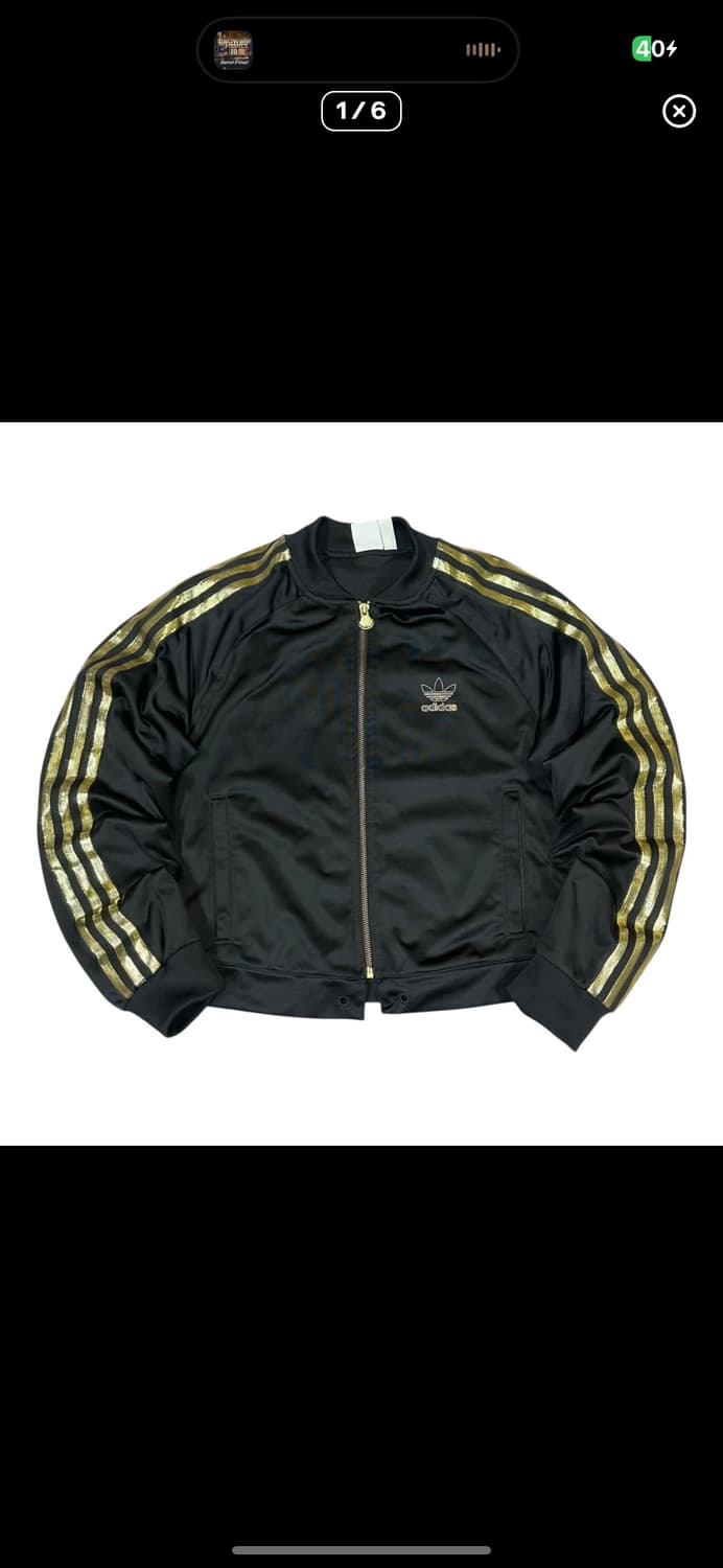  (바배) 아디다스 검금 슈퍼스타 우먼스 트랙탑 져지 상품이미지1