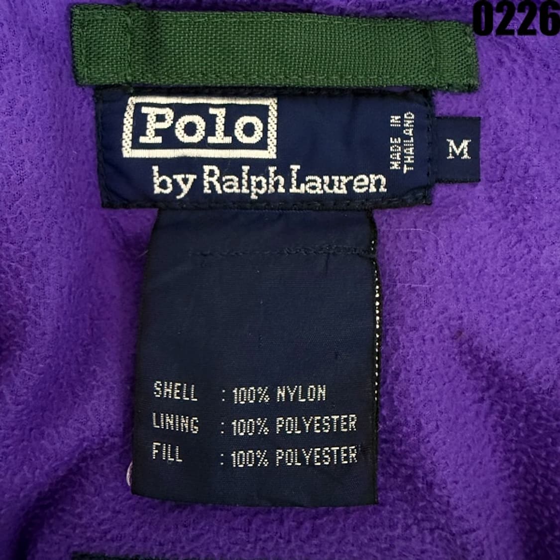 90S 오리지널 폴로 하이테크 집업 자켓 M 100 실측 XL 0226 상품이미지5