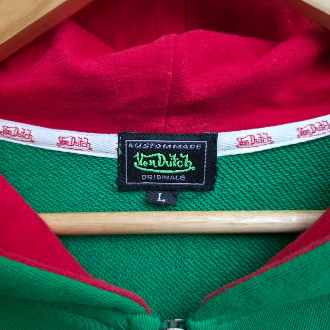 [L] 본더치 그린 후드집업 상품이미지5