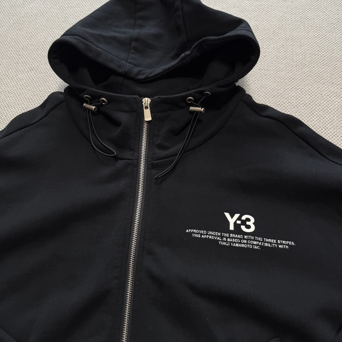 요지야마모토 Y-3 로고 후드집업 상품이미지2