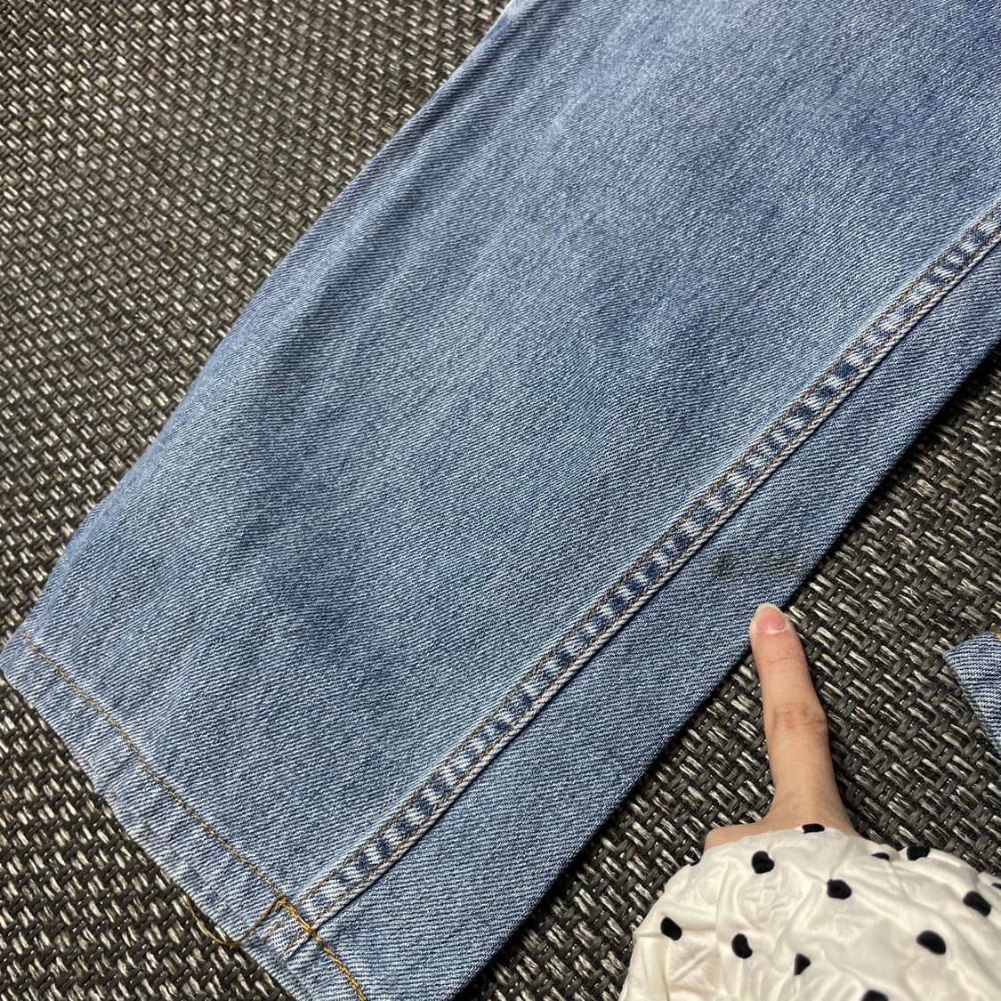 (36) 리바이스 505 36X30 연청 레귤러핏 데님 팬츠 상품이미지4