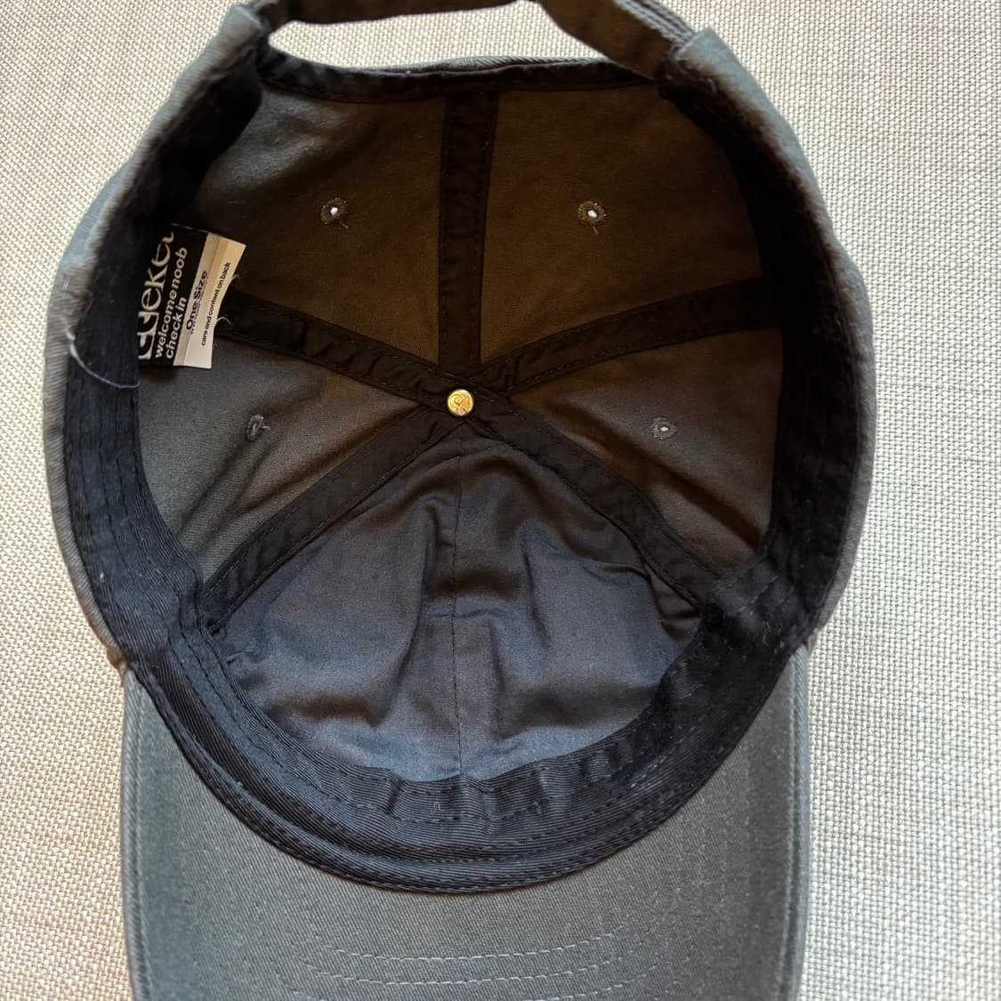 테켓 차콜컬러 볼캡 (남여공용) 상품이미지8