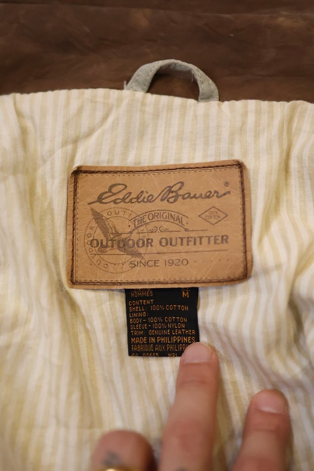 80s Eddie Bauer 빈티지 에디바우어 피싱 자켓 상품이미지7