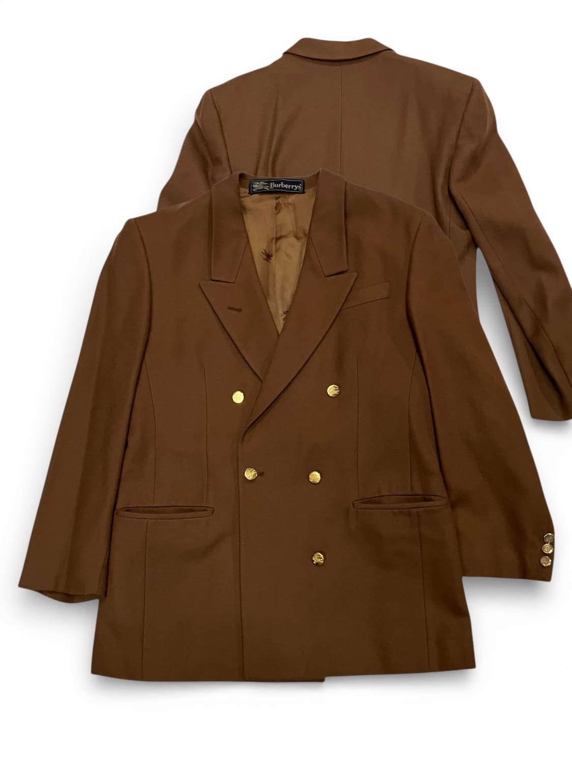 버버리 브라운 더블 버튼 자켓 M 상품이미지1
