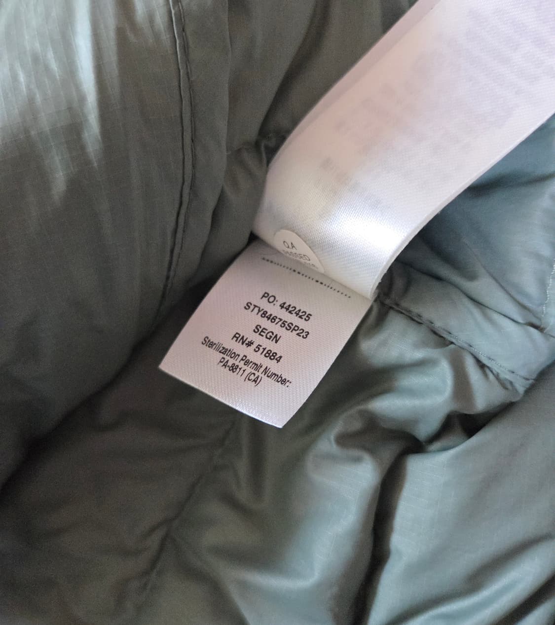 (M)파타고니아 세이지그린 패딩 다운스웨터 자켓 상품이미지5