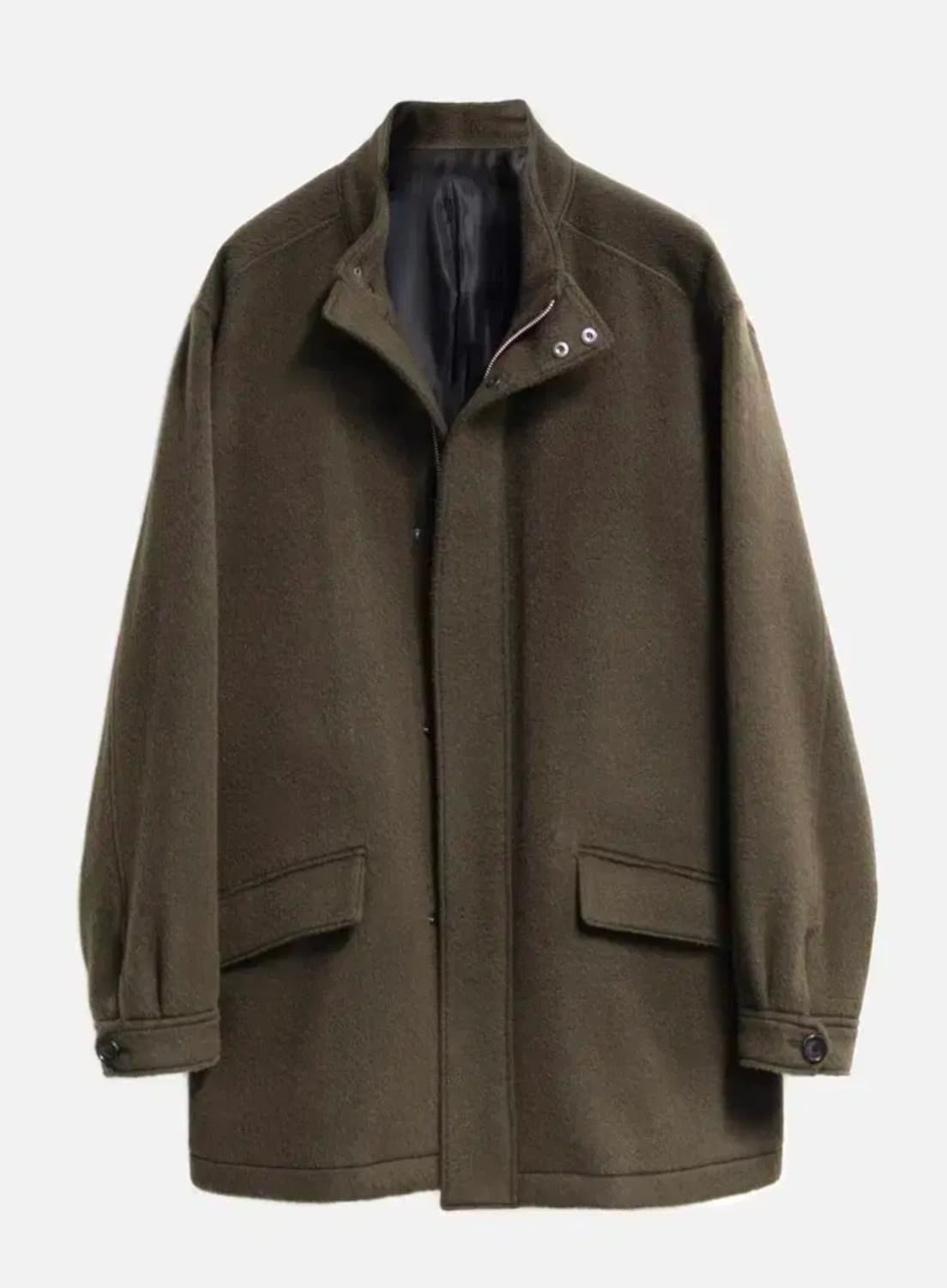 [2] 고낙 m65 알파카 코트 브라운 상품이미지1