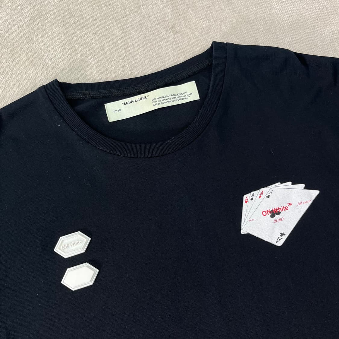 105 오프화이트 랜드카드 롱슬리브 맨투맨 상품이미지3
