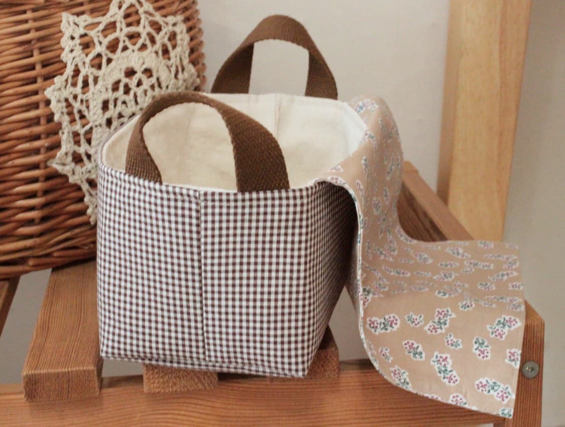 핸드메이드 패브릭 바구니 상품이미지7