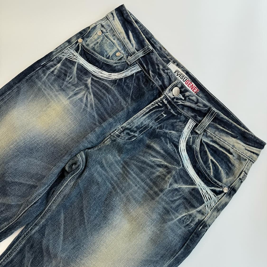 Evisu  에비수 스톤 워시드 데님팬츠 상품이미지4