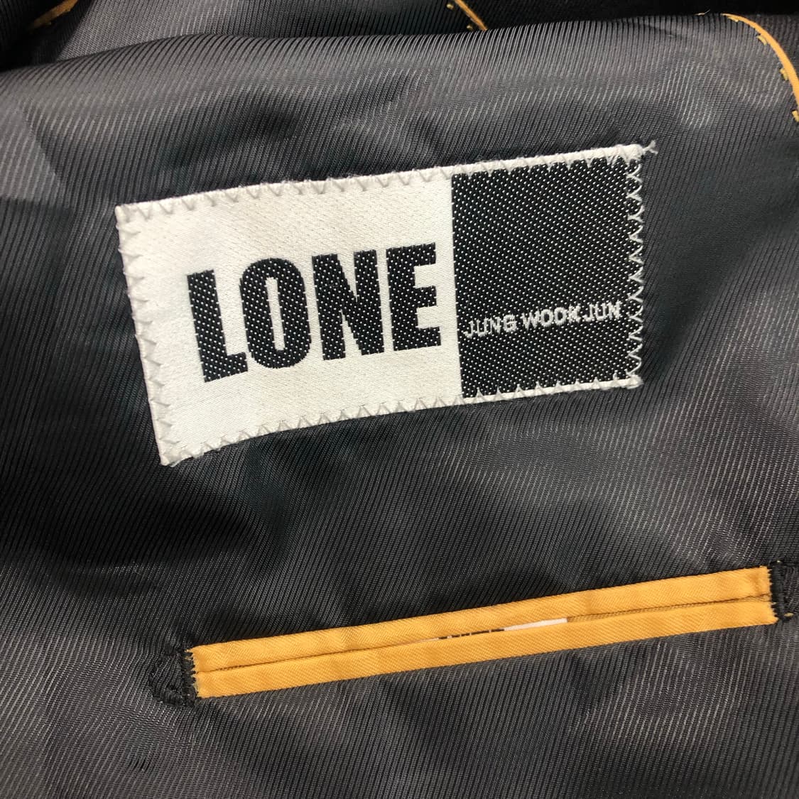 LONE 준지 정욱준 디자이너 울 블레이저 자켓 상품이미지4