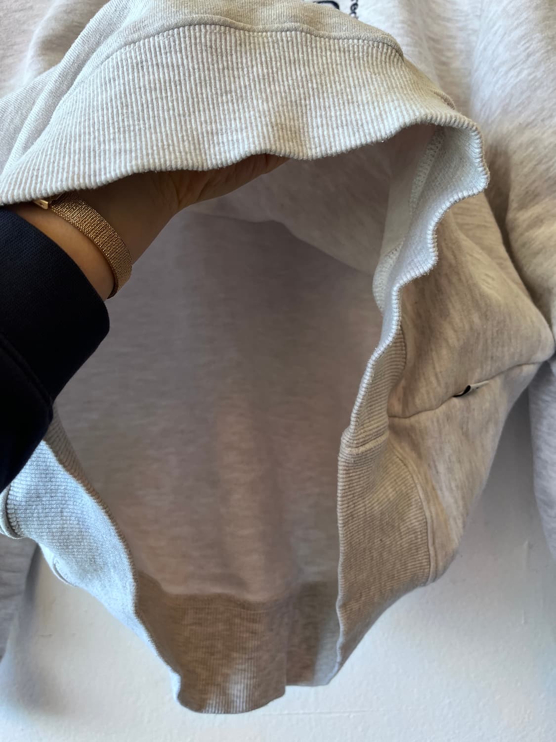 코드그라피 남성 반집업맨투맨티셔츠 S사이즈 상품이미지4