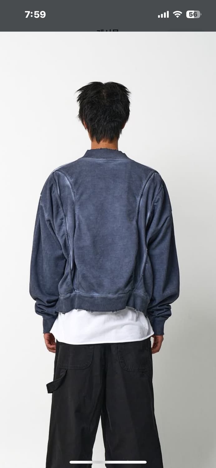 9999 아카이브 봄버 자켓 v2 블루 상품이미지1