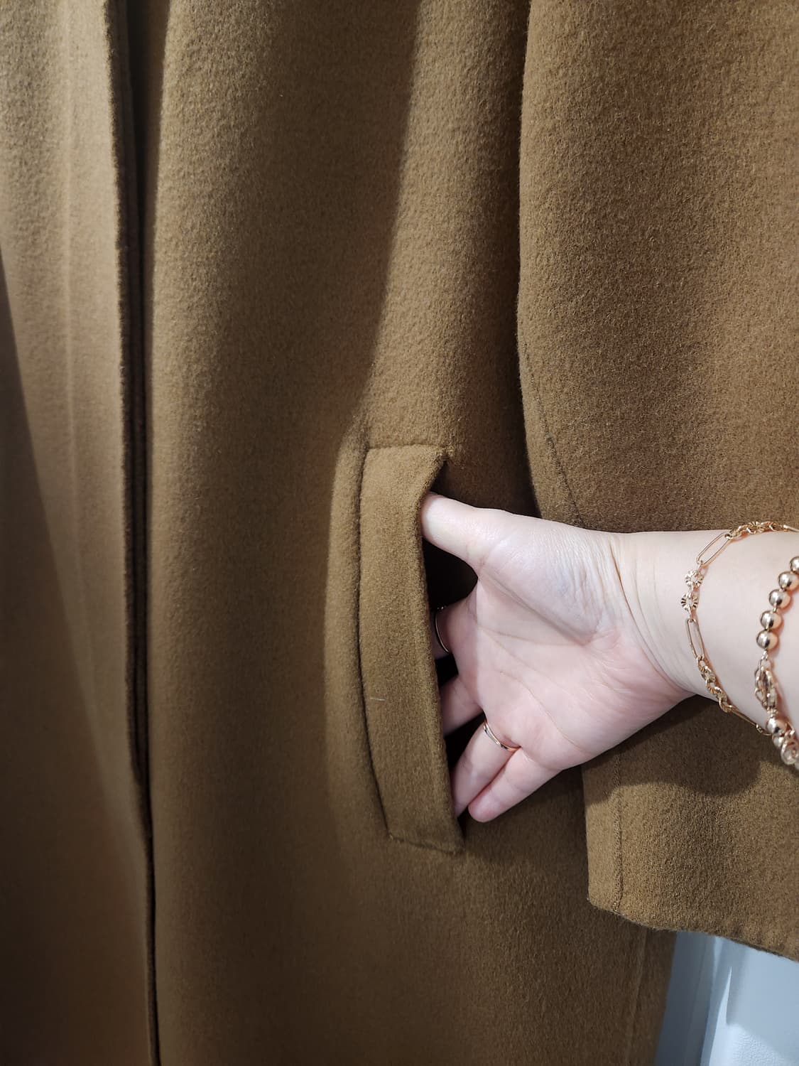 스튜디오톰보이. 울혼방카멜롱코트. 상품이미지7