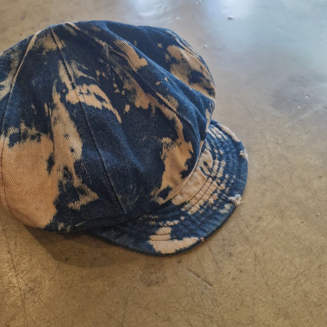 타이다이 나염 데님 워싱 헌팅캡 뉴스보이캡 새상품 상품이미지3