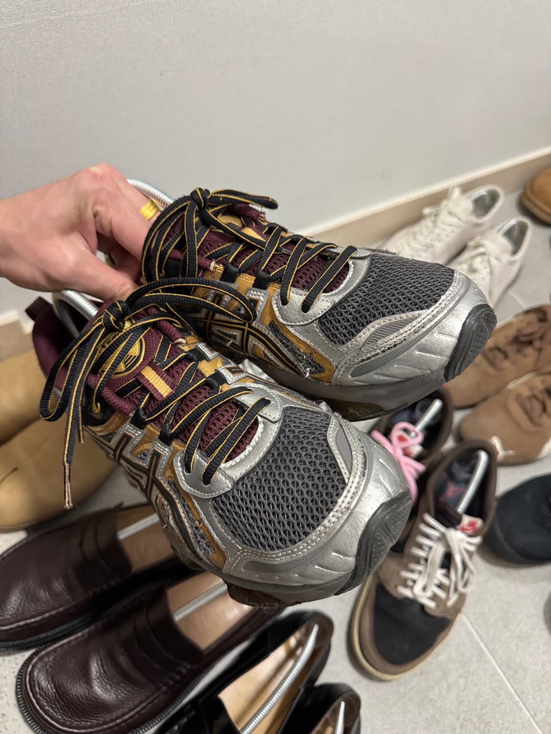 아식스 젤 퀀텀 키네틱 카본 퓨어 골드 상품이미지2