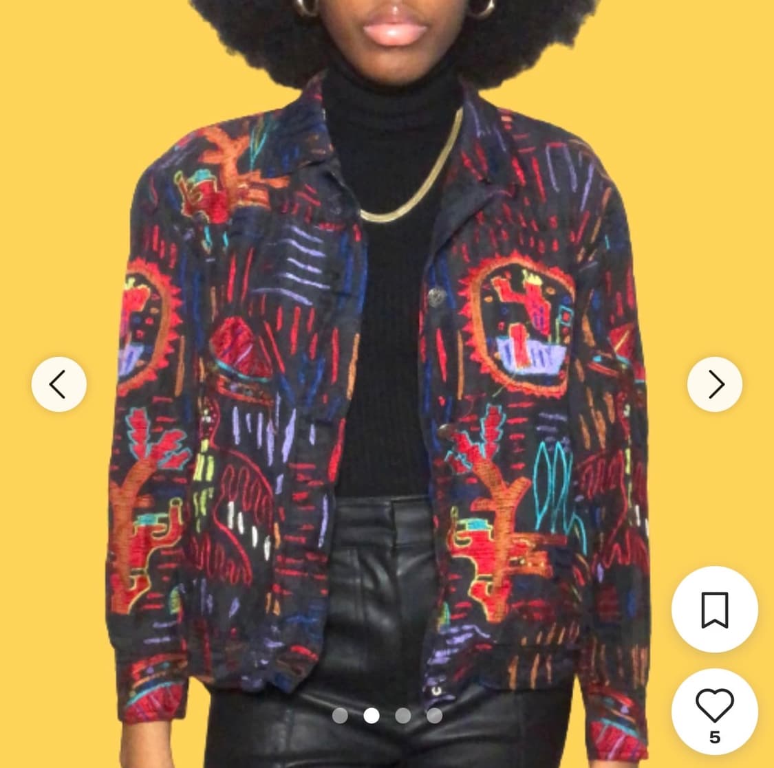 치코스 디자인 자수자켓 상품이미지6