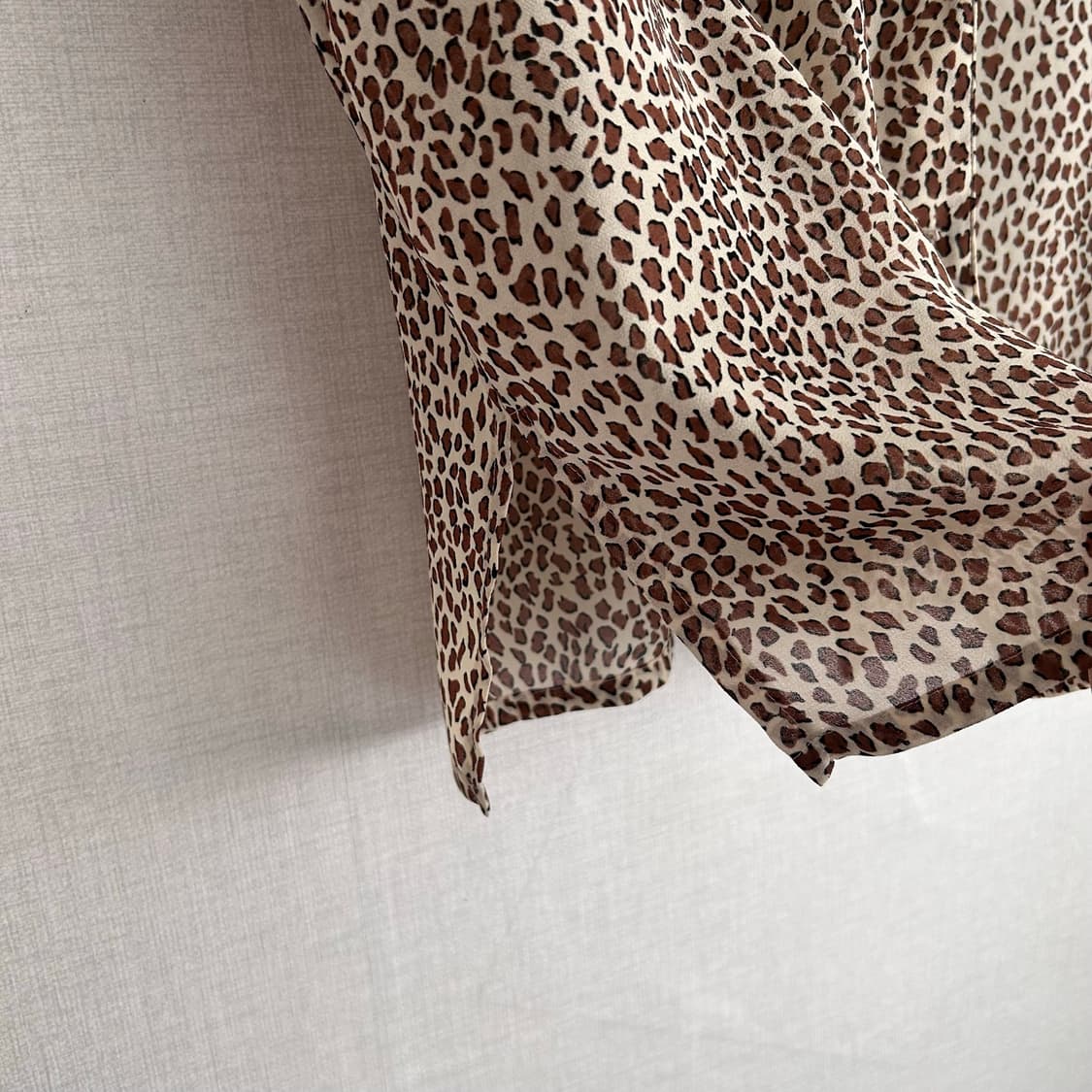 Vintage Leopard Pattern Shirts 상품이미지4