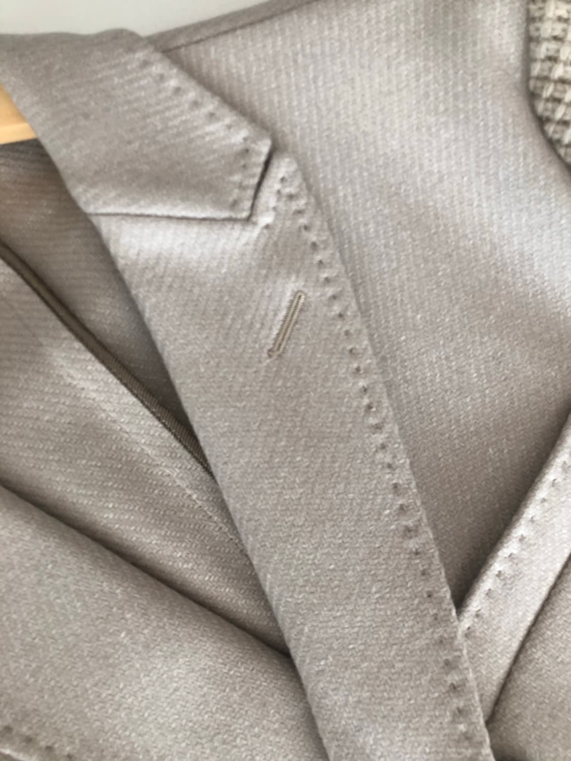 트렌드 꼬르넬리아니 더블 브레스티드 니트 블레이저 자켓 상품이미지7