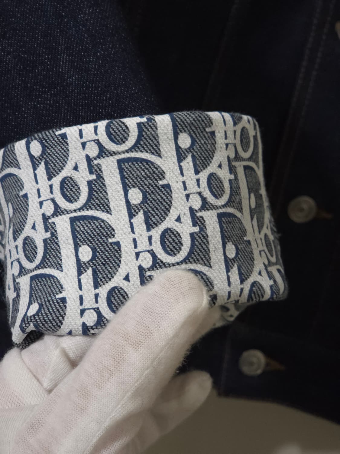 [새상품, 52 Size] 디올 오블리크 데님 청자켓 상품이미지8