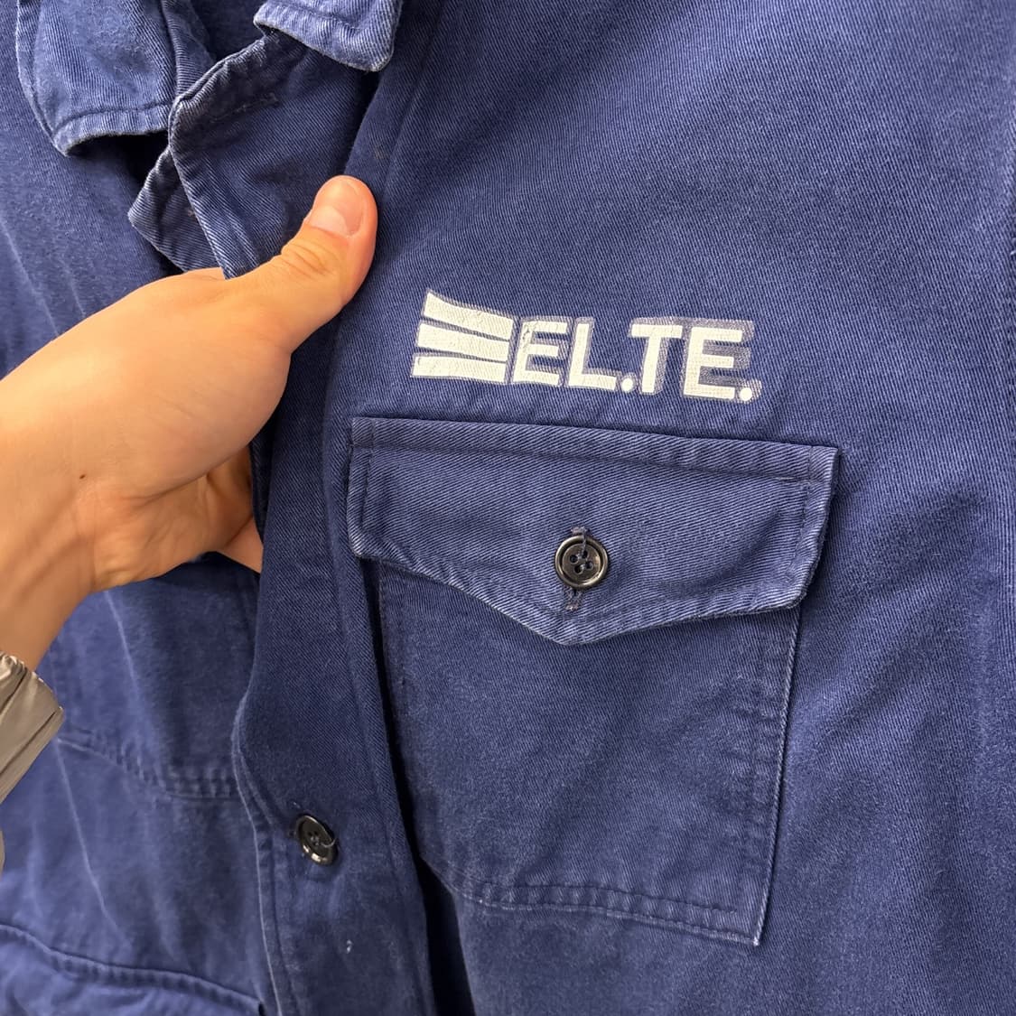 60~70s 퍼티그 포켓 프렌치 워크자켓 / 초어자켓 이태리생산 N976 상품이미지6