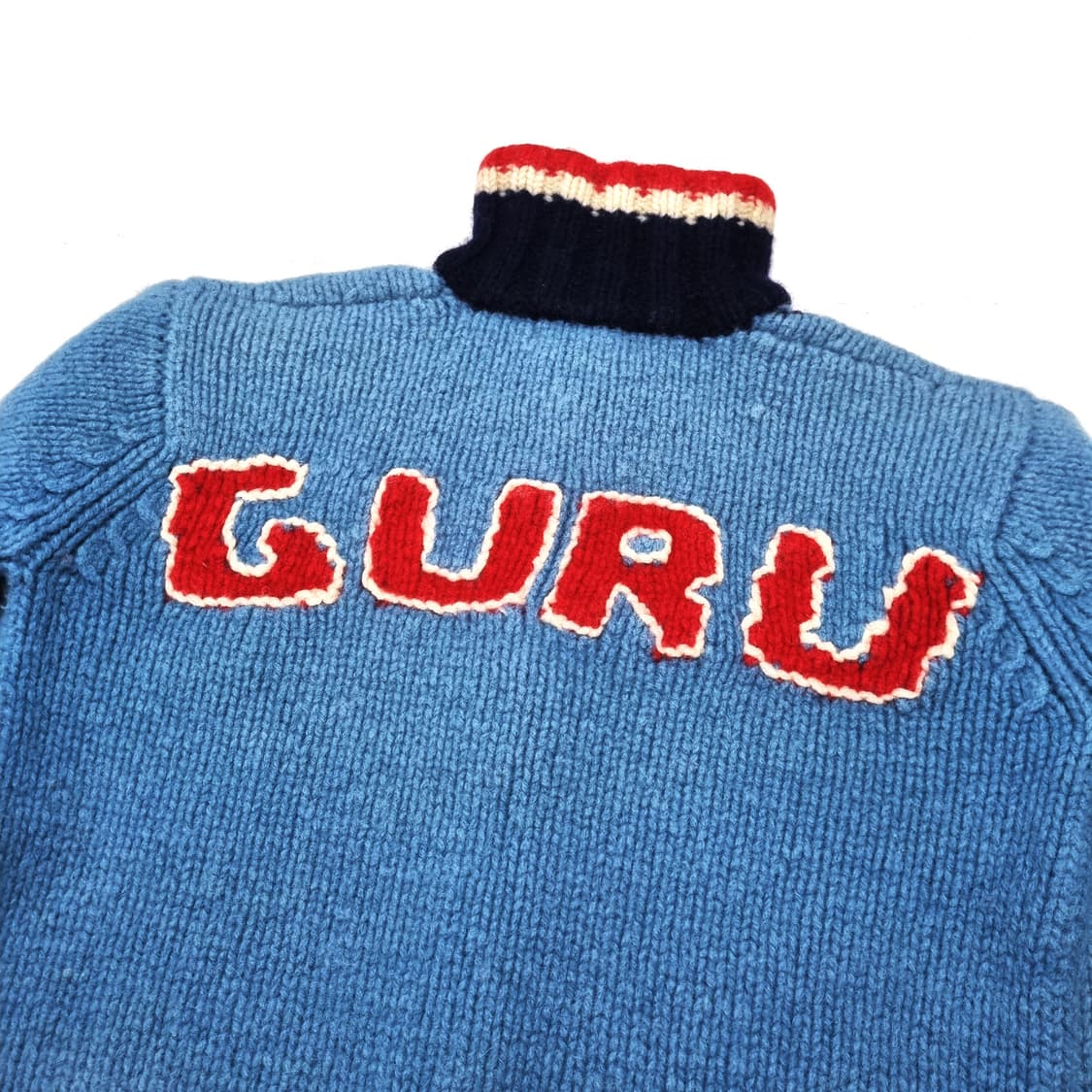 빈티지 GURU 코위찬 니트 자켓 - M 상품이미지8