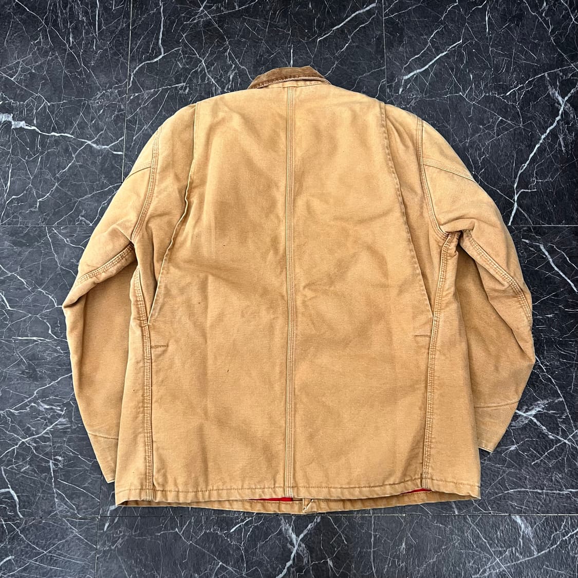 칼하트 브라운 덕 캔버스 초어 워크 자켓 상품이미지3