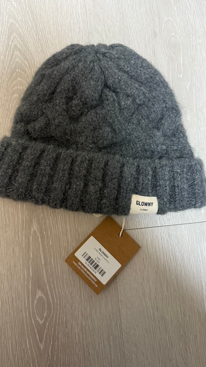 글로니 G cable 비니 차콜 상품이미지1