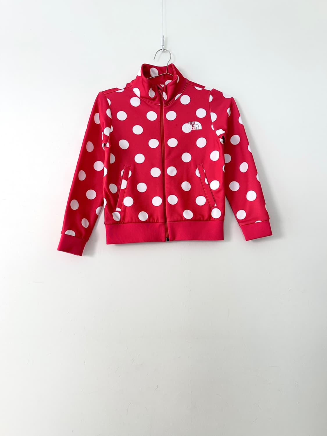 THE NORTH FACE Dot zip-up / red 상품이미지1