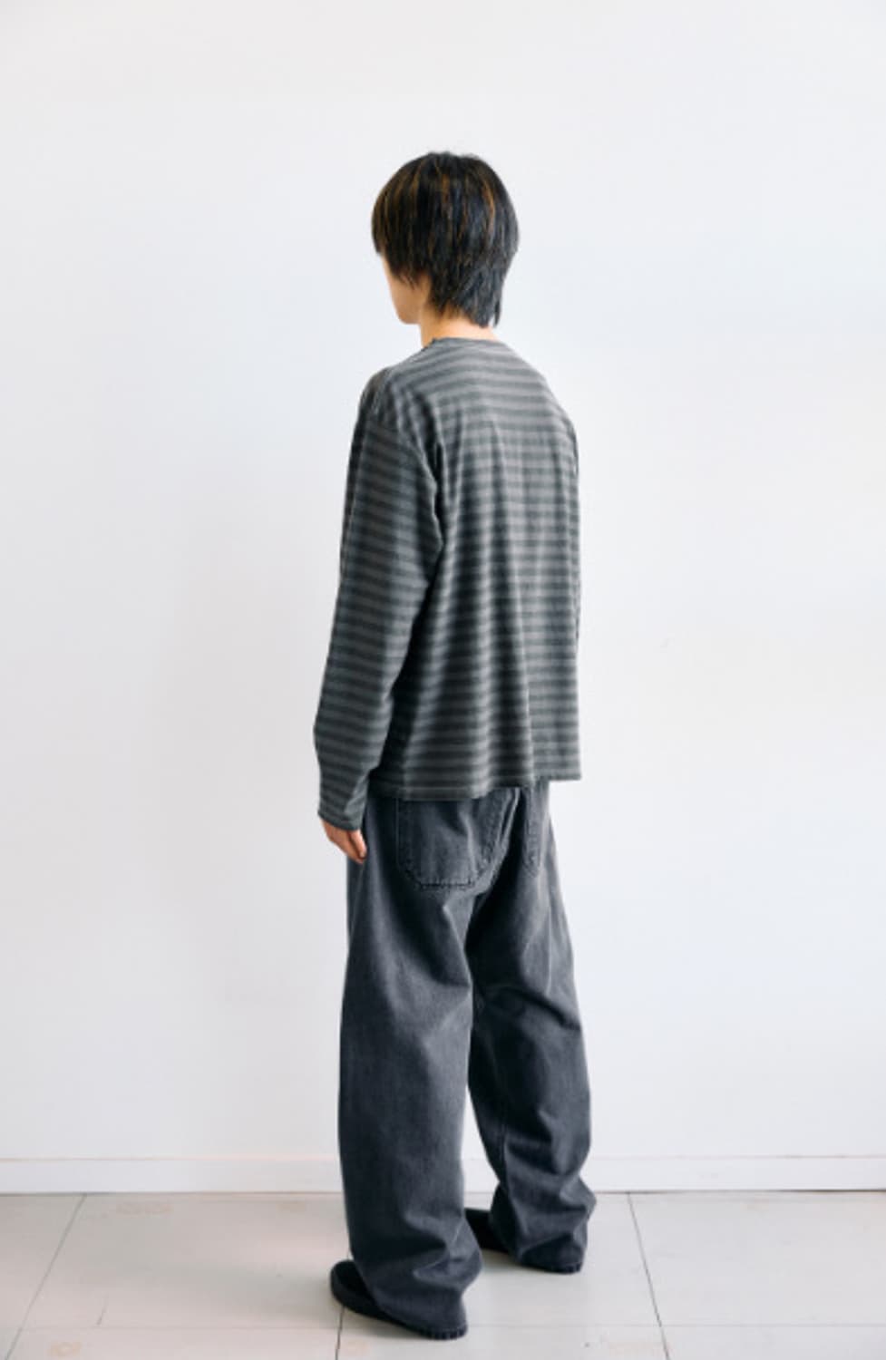 VTG Stripe Tee Dyed Grey(2nd Restock) 상품이미지1
