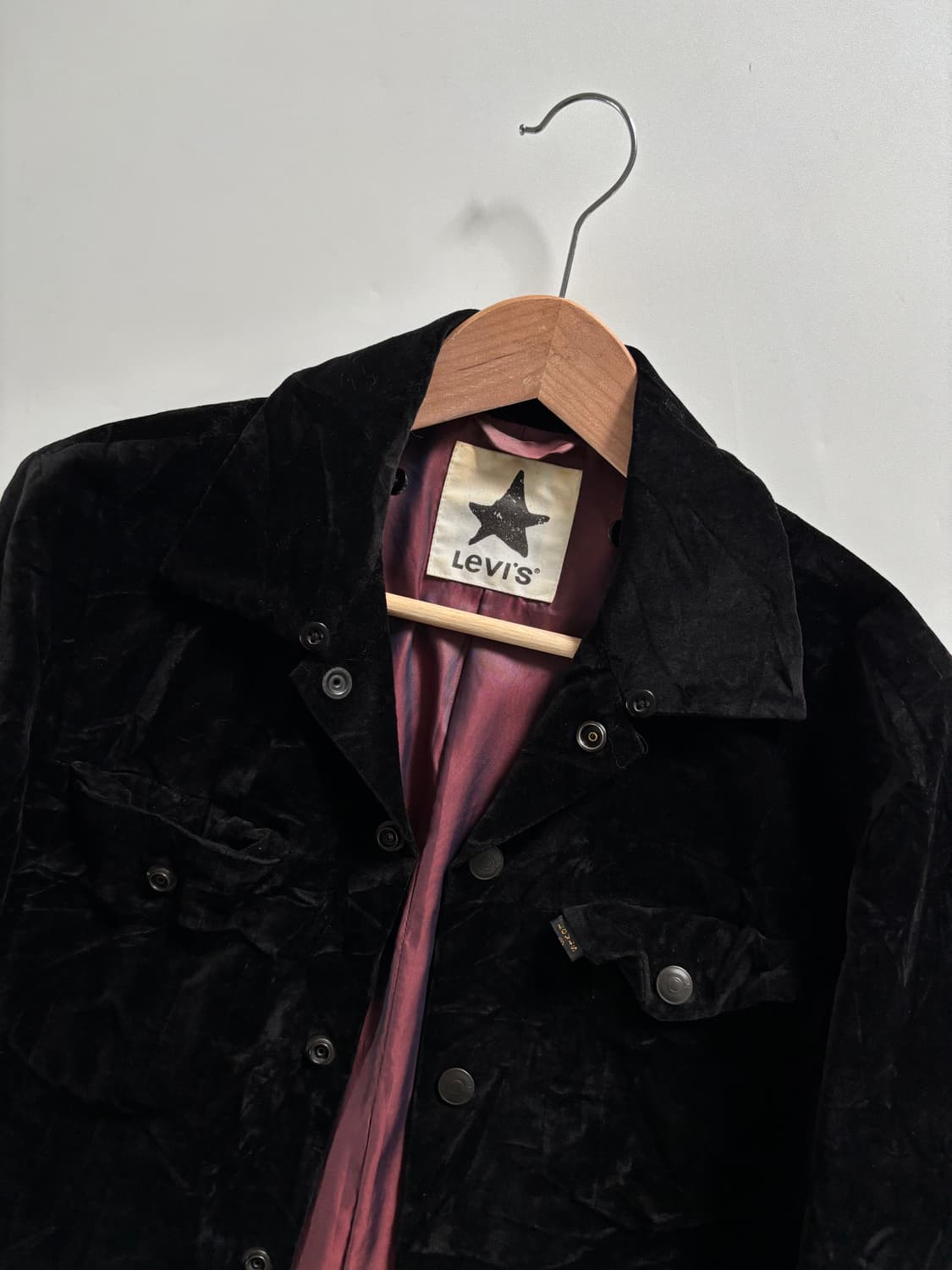 Levis 리바이스 벨벳 버튼 자켓  상품이미지2