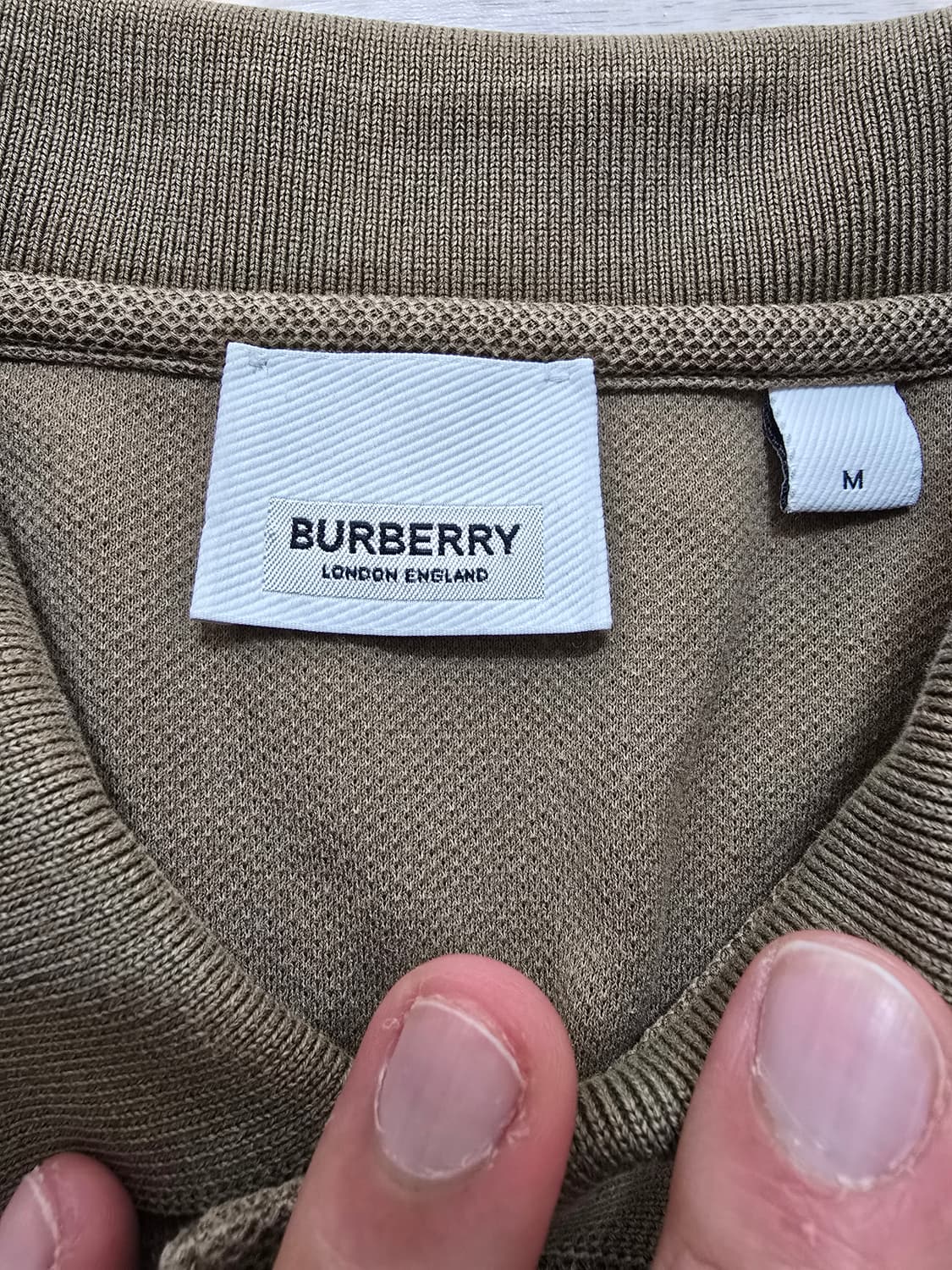 (정품) 버버리 TB로고 카라티 M (명품 남자 PK 티셔츠 상의) 상품이미지3