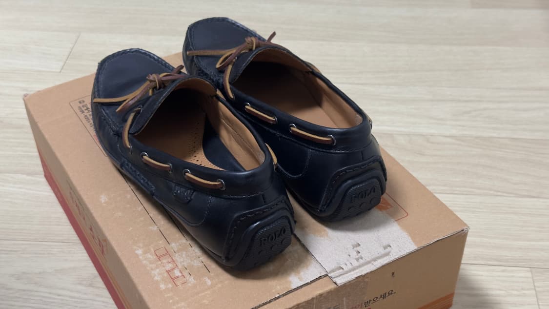 폴로 로버츠 드라이빙슈즈 블랙 보트슈즈 상품이미지4
