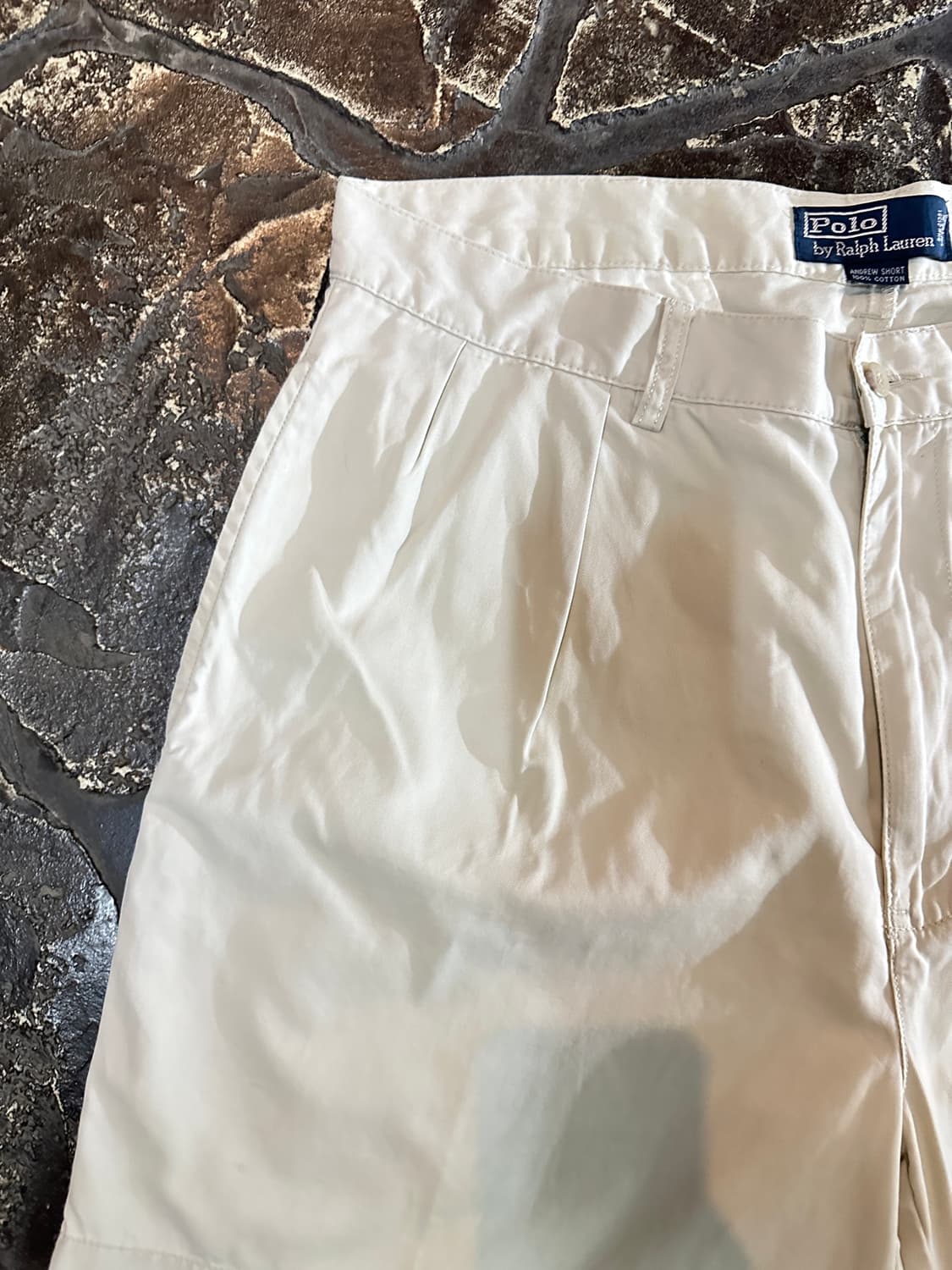 폴로 랄프로렌 'ANDREW' 2턱 치노 숏츠 (34 size) 상품이미지4