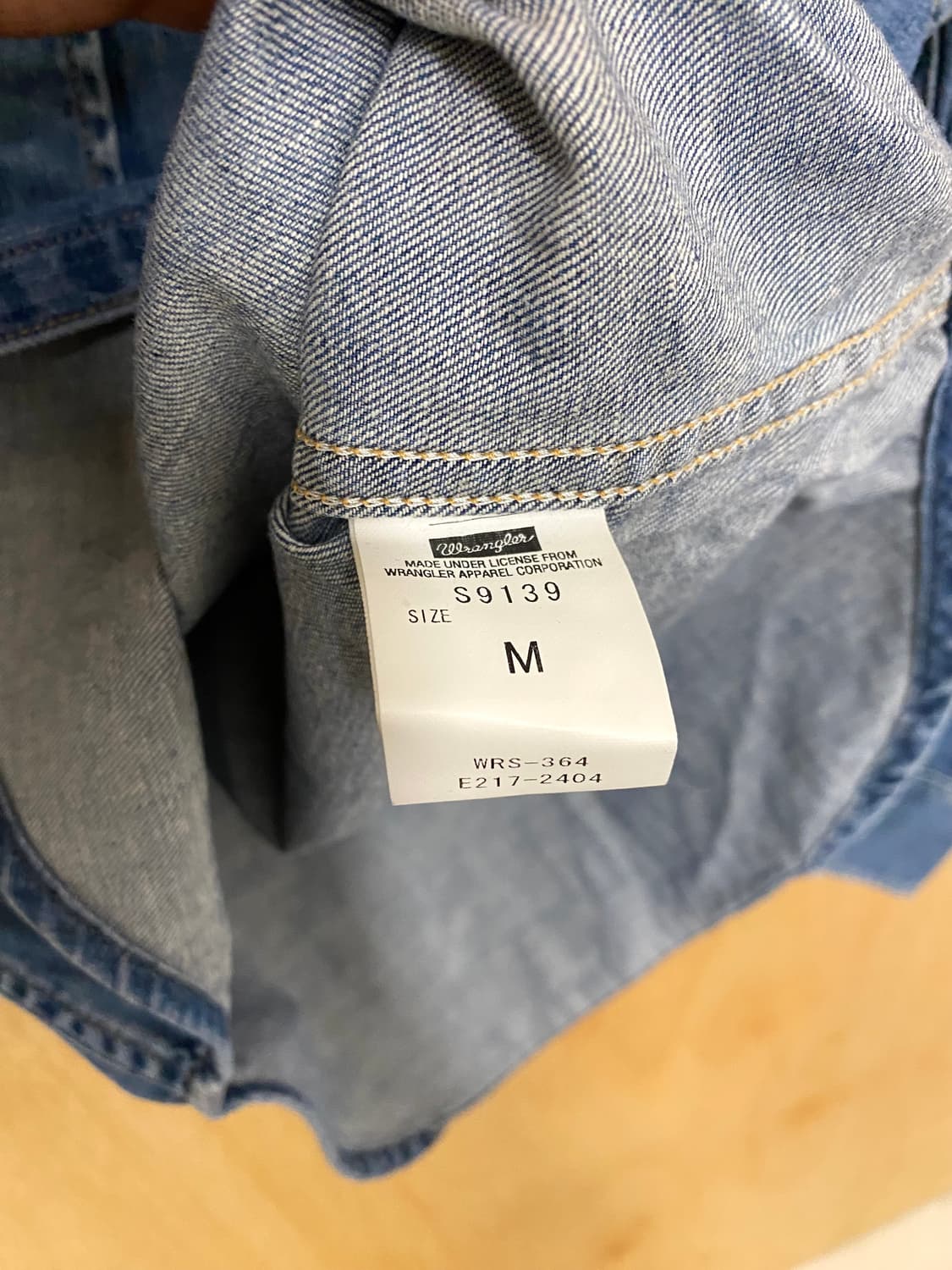 WRANGLER gemstone denim western shirts 상품이미지7