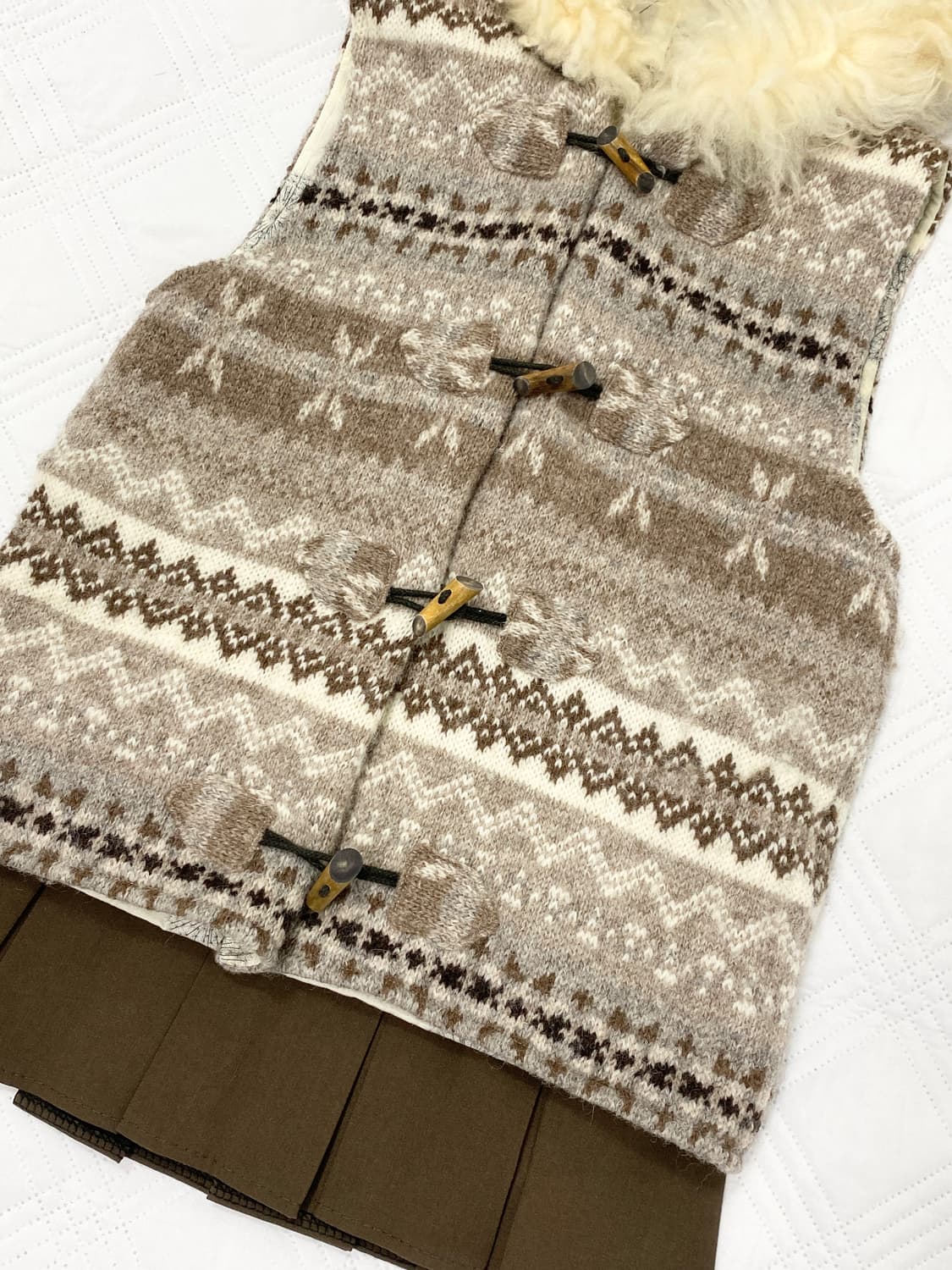 ꒰ঌ 라떼맛 노르딕 떡볶이 조끼 ໒꒱ 상품이미지3