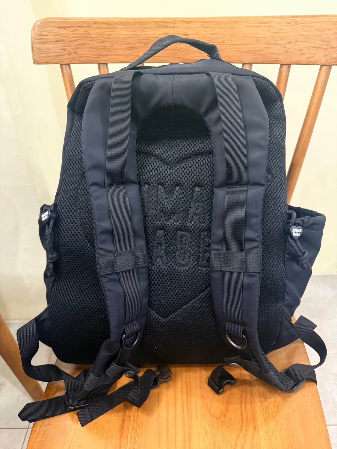 휴먼메이드 밀리터리 백팩 블랙 상품이미지2