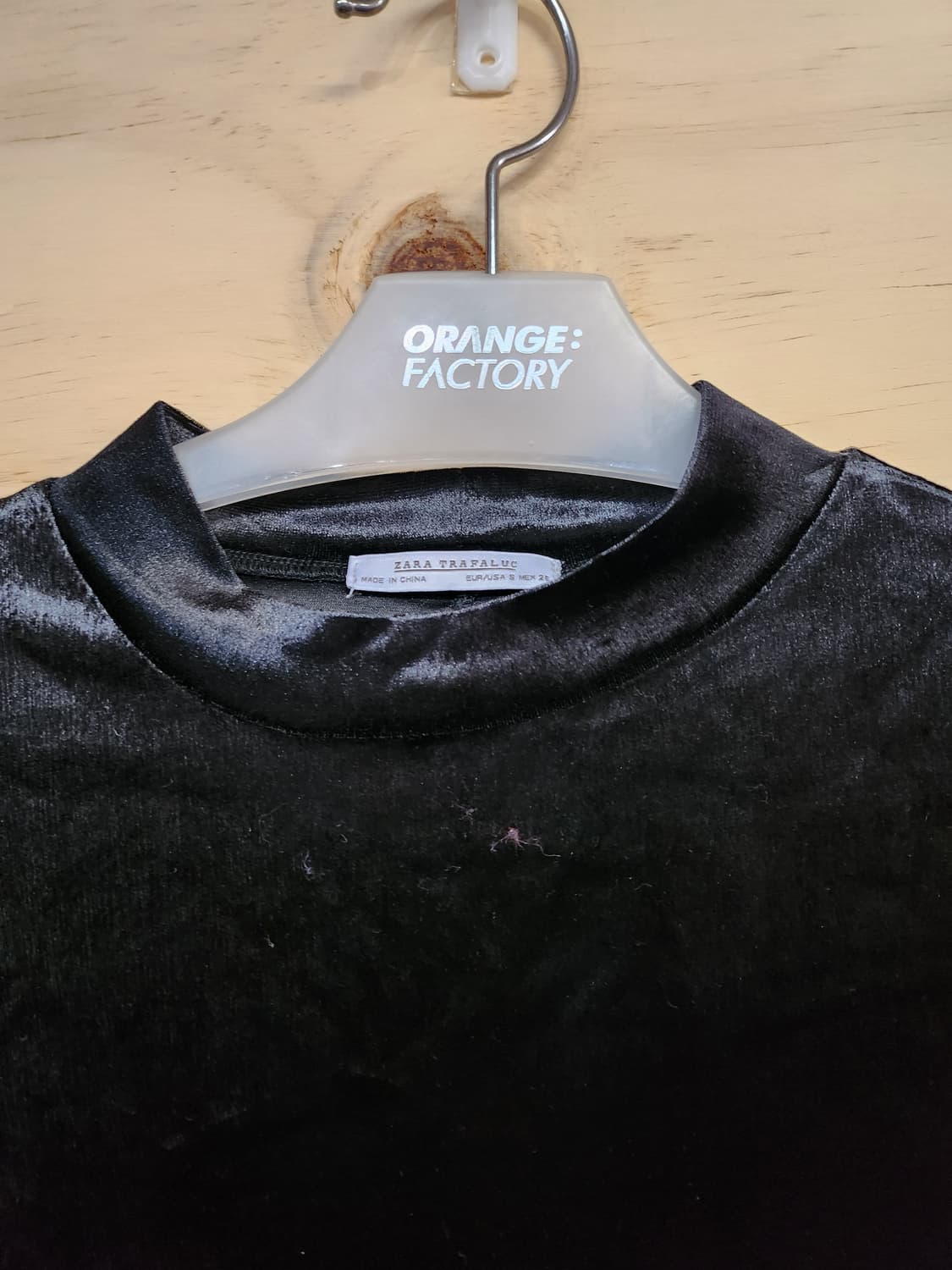 467) 자라 벨벳 반팔 원피스 상품이미지2