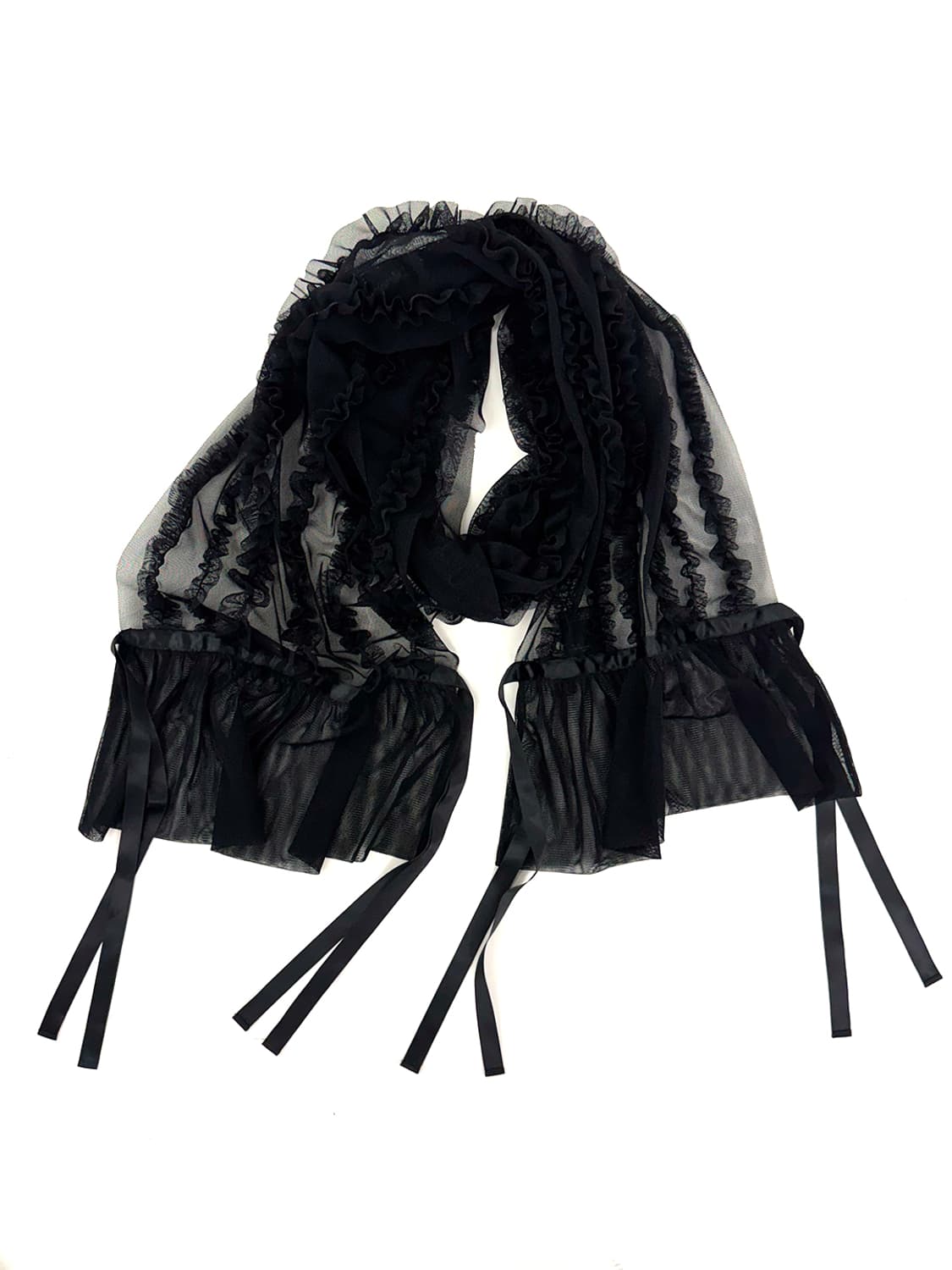 Pink House Frill Sheer Lace Stole 상품이미지2