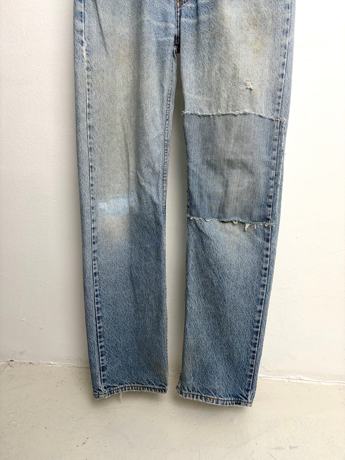 90s 빈티지 리바이스 505 오렌지탭 커스텀 데님팬츠 상품이미지3