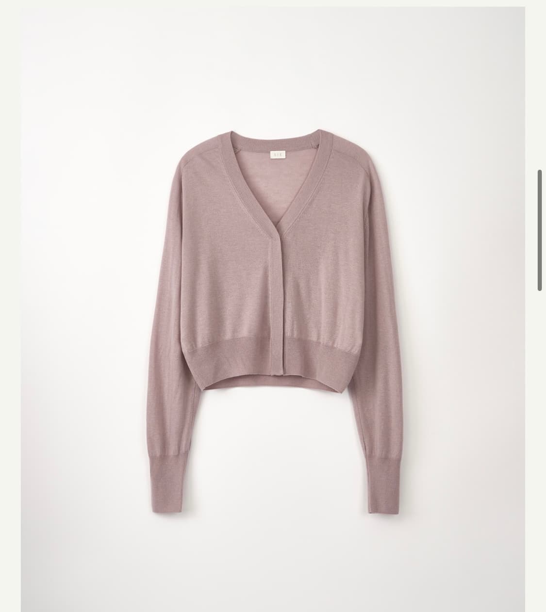 SIE 시에 소프티 루즈 가디건 모브 핑크 상품이미지1