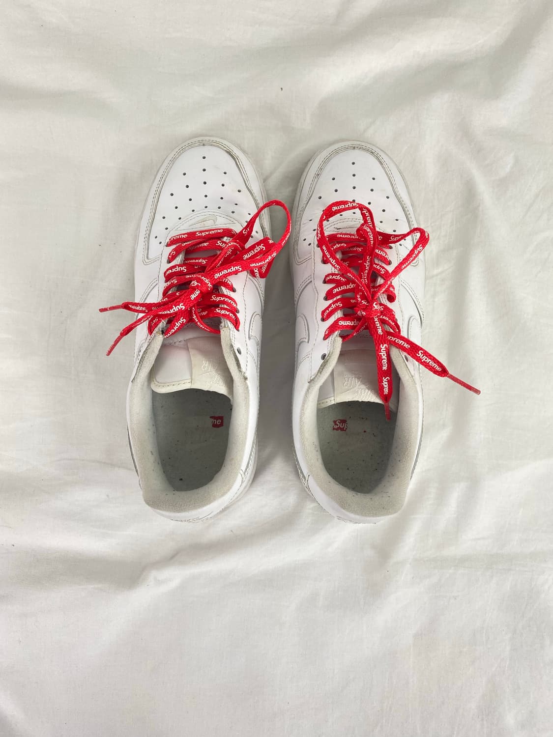 슈프림 x 나이키 에어포스 화이트 240 <87> 상품이미지3