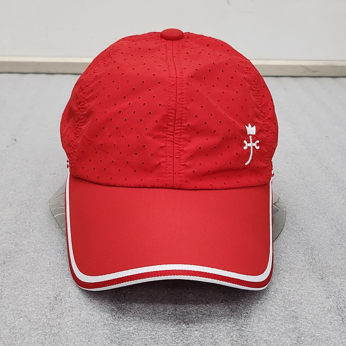 카스텔바작 정품 리본 캡모자 레드 프리 상품이미지2