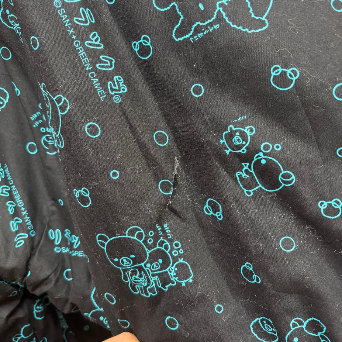 san-x 고전 리락쿠마 패딩 진베이 점퍼 유카타 상품이미지4