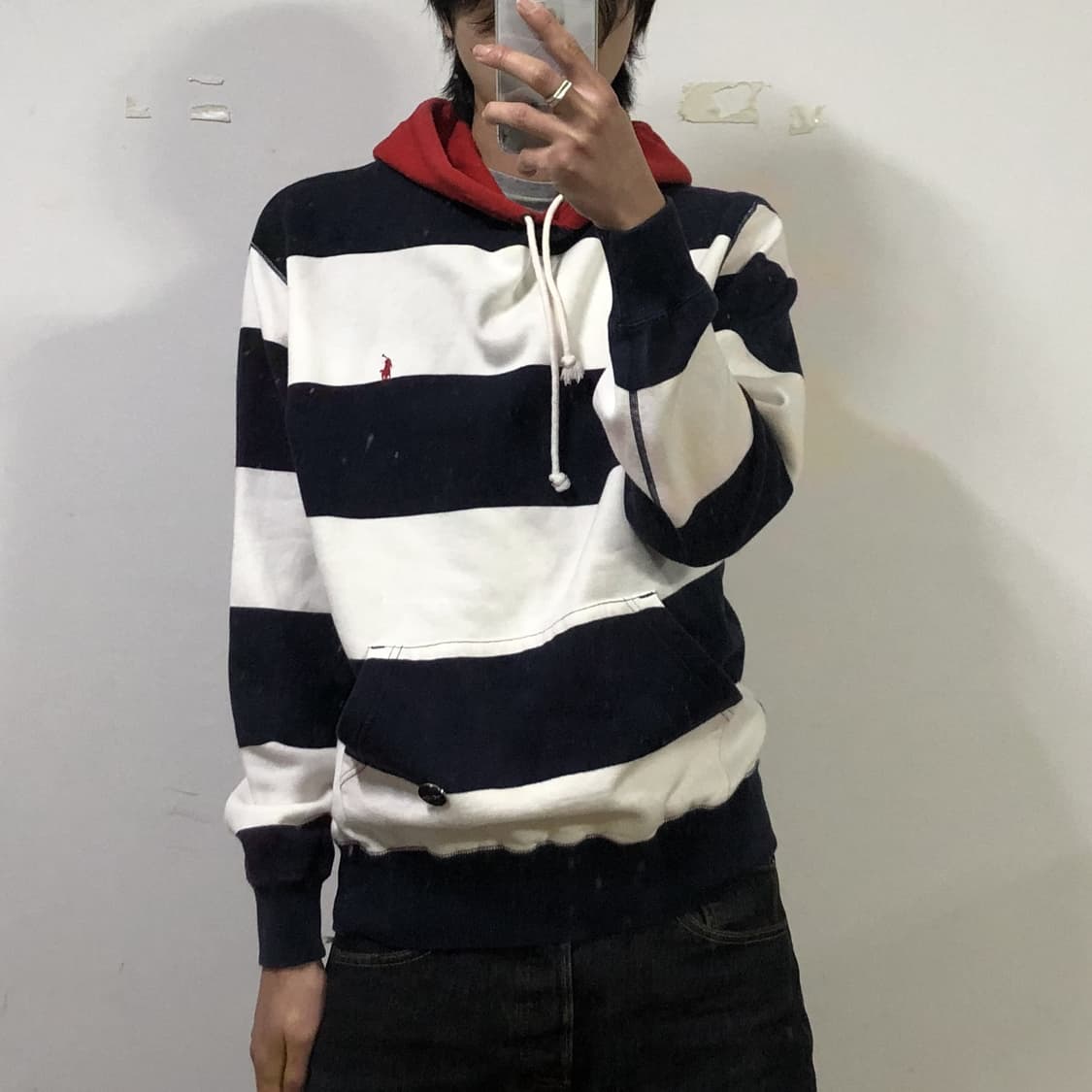 폴로랄프로렌 스트라이프 후드티  상품이미지3