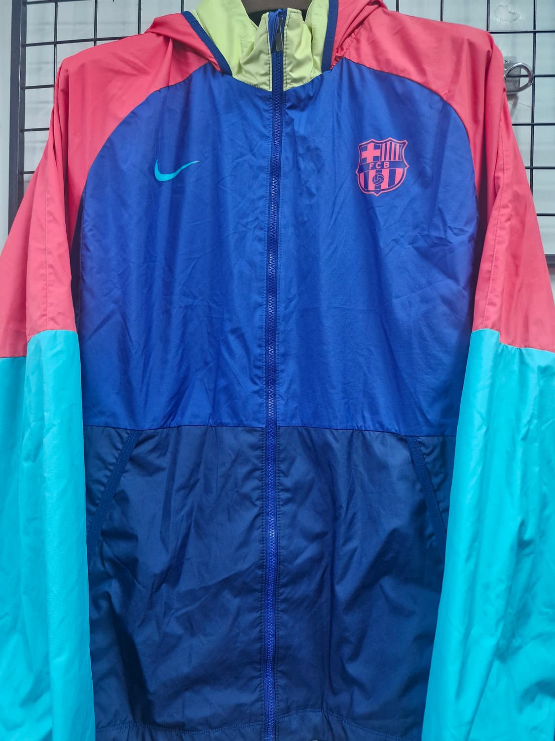 105-110XXL 나이키 FC 바르셀로나 AWF 바람막이 자켓. 상품이미지5