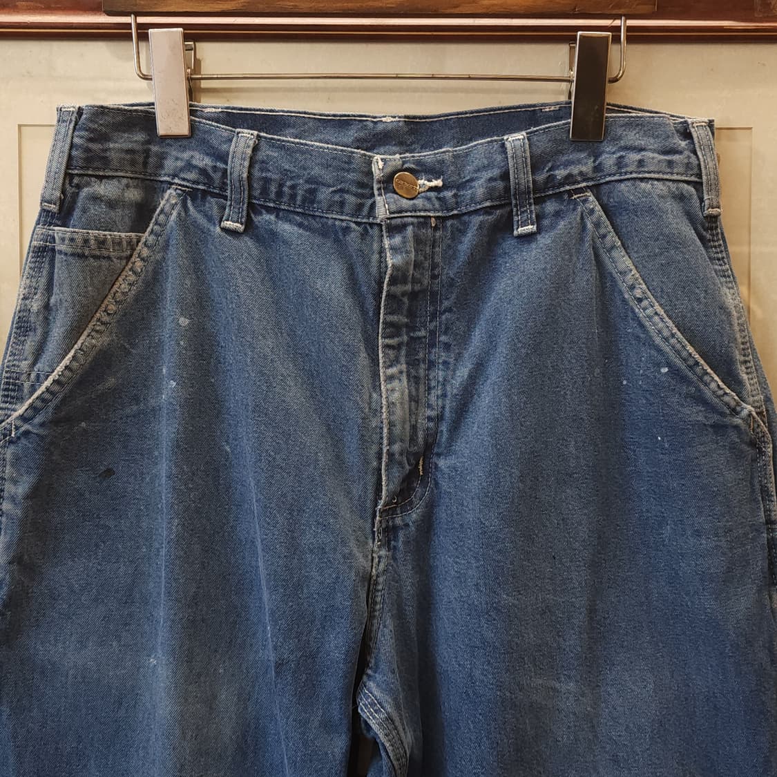 칼하트 카펜터 데님팬츠 워크팬츠 페인팅 칼하트 덩가리 32x32 상품이미지3