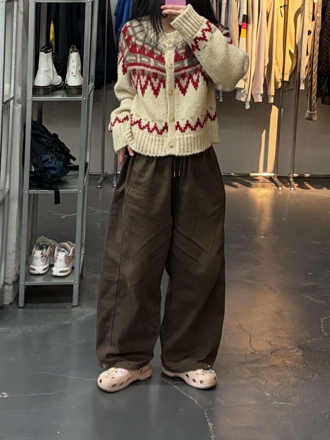 빈티지 노르딕 니트 가디건 A2878 상품이미지1