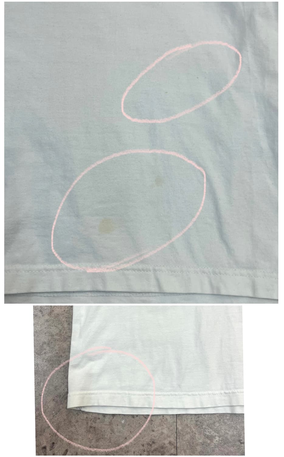 노스페이스 반팔티 화이트 S(90) #csz4121 상품이미지6